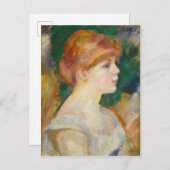 Suzanne Valadon, c.1885 (olie op canvas) Briefkaart (Voorkant / Achterkant)