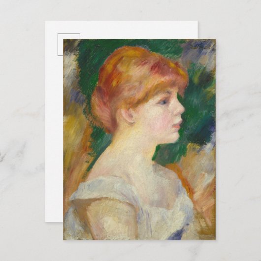 Suzanne Valadon, c.1885 (olie op canvas) Briefkaart (Voorkant / Achterkant)