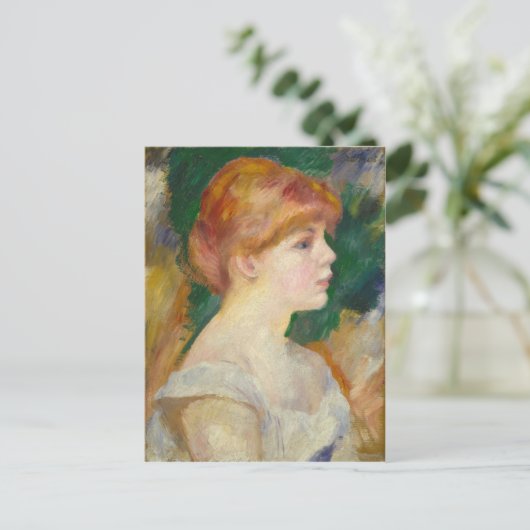 Suzanne Valadon, c.1885 (olie op canvas) Briefkaart (Staand voorkant)