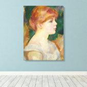 Suzanne Valadon, c.1885 (olie op canvas) Canvas Afdruk (Insitu (Houten vloer))