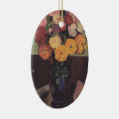 Suzanne Valadon Flower Vase op een ronde tafel Keramisch Ornament (Rechts)