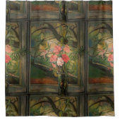 Suzanne Valadon Flowers voor een Venster Douchegordijn (Voorkant)