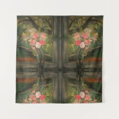 Suzanne Valadon Flowers voor een Venster Wandkleed (Voorkant)