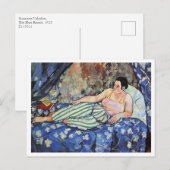 Suzanne Valadon, The Blue Room, 1923 Briefkaart (Voorkant / Achterkant)
