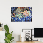 SUZANNE VALADON - The blue room 1923 Poster (Thuiskantoor)