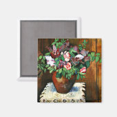 Suzanne Valadon - Vaas met bloemen, 1921 Magneet (Voorkant / Achterkant)