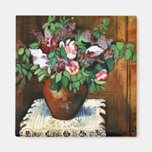 Suzanne Valadon - Vaas met bloemen, 1921 Magneet