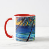 Suzannes Art Sunset Strand Mok (Links)