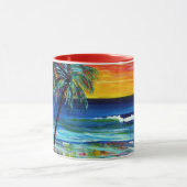 Suzannes Art Sunset Strand Mok (Midden)