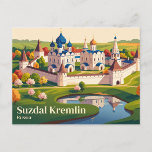 Suzdal Kremlin Rusland Briefkaart
