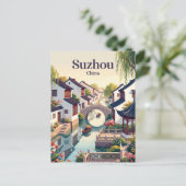 Suzhou China Briefkaart (Staand voorkant)