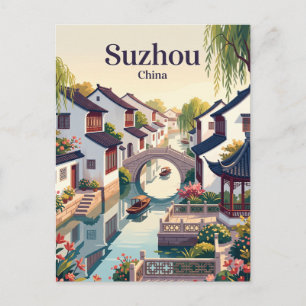 Suzhou China Briefkaart