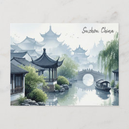 Suzhou China Reizen Briefkaart