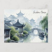 Suzhou China Reizen Briefkaart (Voorkant)