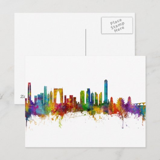 Suzhou China Skyline Briefkaart (Voorkant / Achterkant)