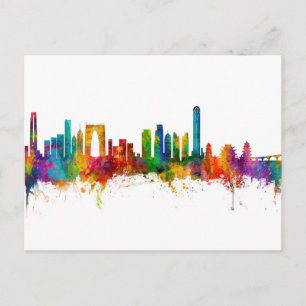 Suzhou China Skyline Briefkaart