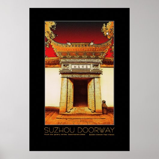 Suzhou Doorway poster (Voorkant)