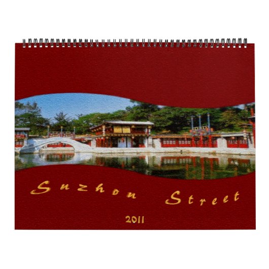Suzhou Street Calendar Kalender (Hoes)