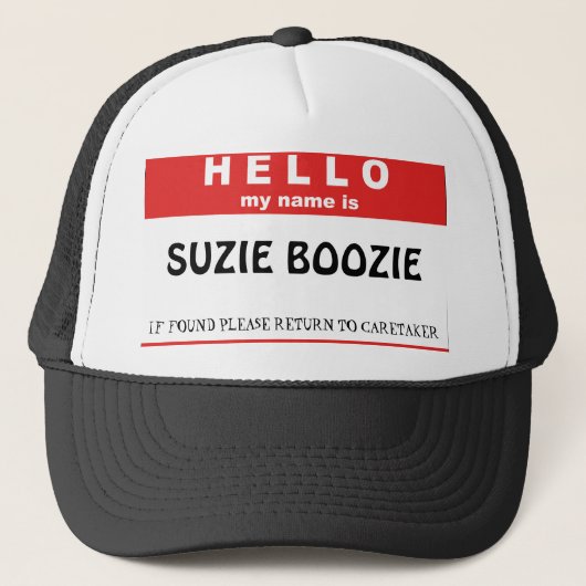 SUZIE BOOZIE TRUCKER PET (Voorkant)