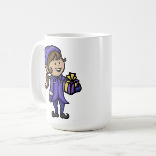 Suzie de Elf-kerstMok Koffiemok (Voorkant links)