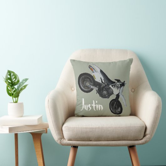 Suzuki DR Dirt Bike Motorcycle Pillow Kussen (Stoel)