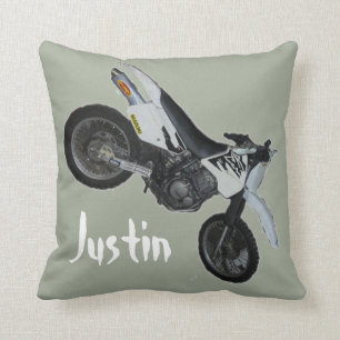 Suzuki DR Dirt Bike Motorcycle Pillow Kussen