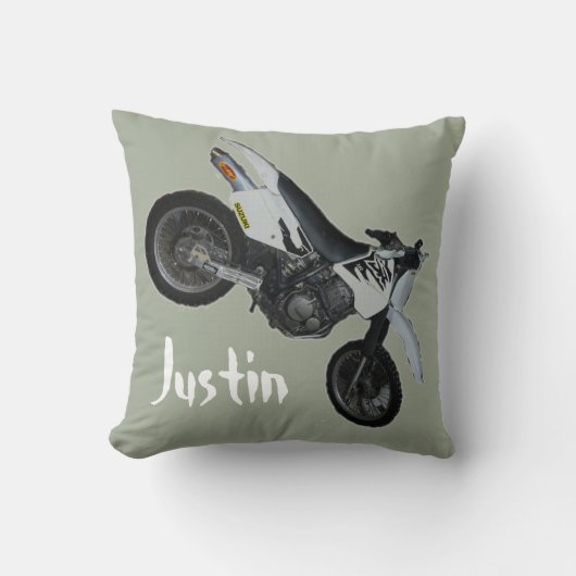Suzuki DR Dirt Bike Motorfiets Kussen (Voorkant)