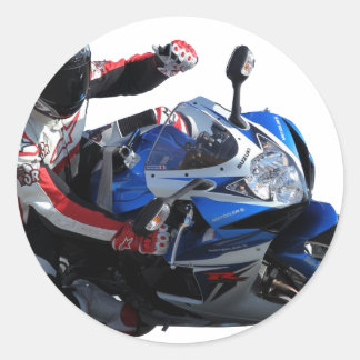 Suzuki Gixxer fan Ronde Sticker