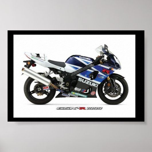 Suzuki GSX-R1000 Poster (Voorkant)