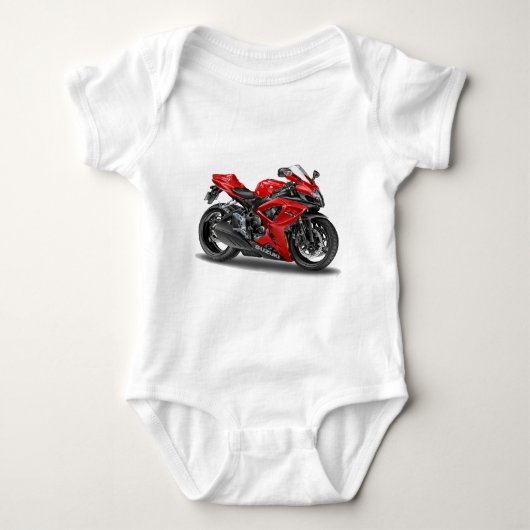 suzuki GSX-R600 Red Bike Romper (Voorkant)