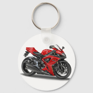 suzuki GSX-R600 Red Bike Sleutelhanger