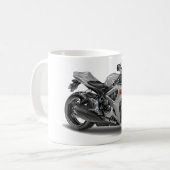 Suzuki GSX-R600 Silver Bike Koffiemok (Voorkant links)