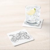 Suzuki GSX-R Line art Kartonnen Onderzetters (Insitu)