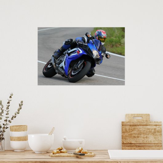 Suzuki gsxr 600 poster (Keuken)