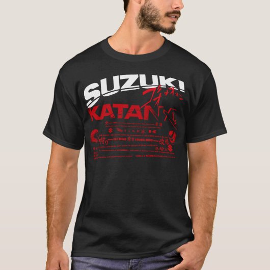 Suzuki_Katana_Double-sided Tシャツ T-shirt (Voorkant)