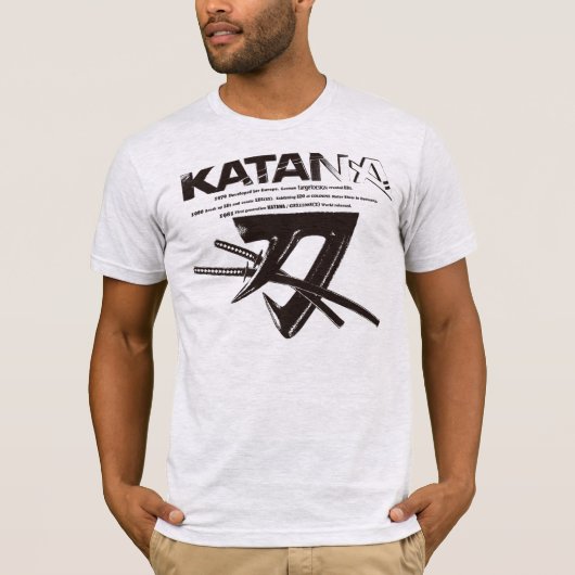 Suzuki Katana Logo Black T-shirt (Voorkant)