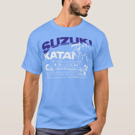 suzuki katana logo Dblue T-shirt