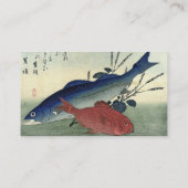 Suzuki & Kimmedai - Hiroshige's Japanse vis Visitekaartje (Achterkant)