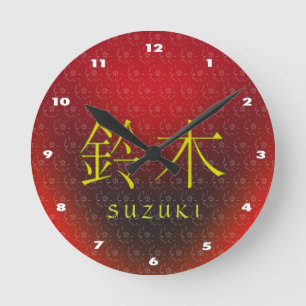 Suzuki Monogram Ronde Klok
