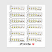 Suzuki Muziek Sticker Set (Vel)