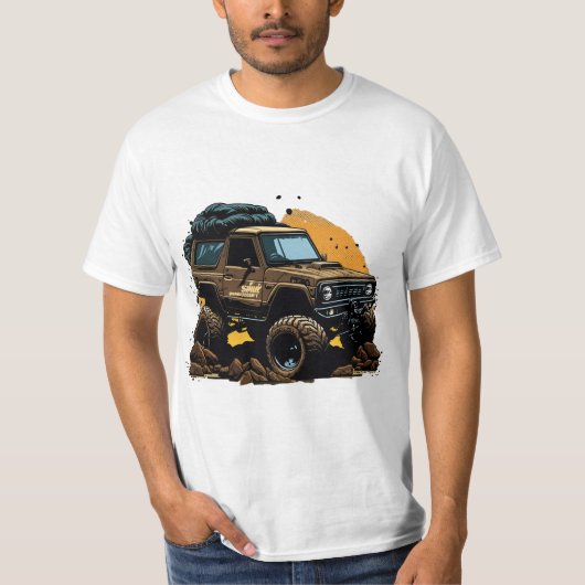 Suzuki Samurai Rock Crawler T-shirt (Voorkant)