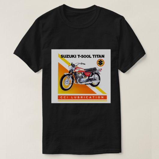 Suzuki T 500 Titan SUZUKI T-500 TITAN T-shirt (Design voorkant)