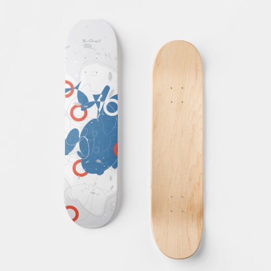 Suzukigo Abstract Skateboard (Voorkant)