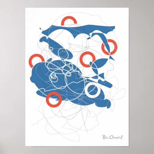 Suzukigo - Retro-modern Abstract Poster (Voorkant)
