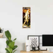 SUZY DEGUEZ  Musical Dance Eugene Grasset Poster (Thuiskantoor)