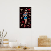 Suzy Sailor Pin Up Poster (Keuken)