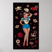 Suzy Sailor Pin Up Poster (Voorkant)
