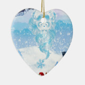 Suzy Snowflake komt naar de stad! Keramisch Ornament (Rechts)