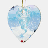 Suzy Snowflake komt naar de stad! Keramisch Ornament (Links)