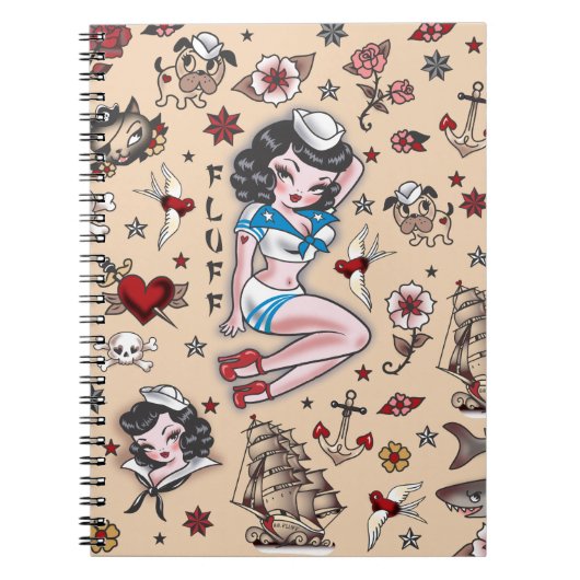 SuzySailor-notebook Notitieboek (Voorkant)